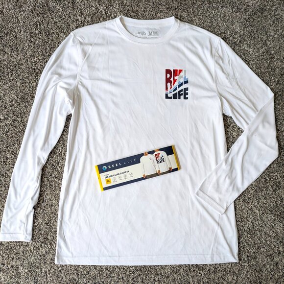 Reel Life Long Sleeve UV Shirt (Men's M) - Picture 1 of 2